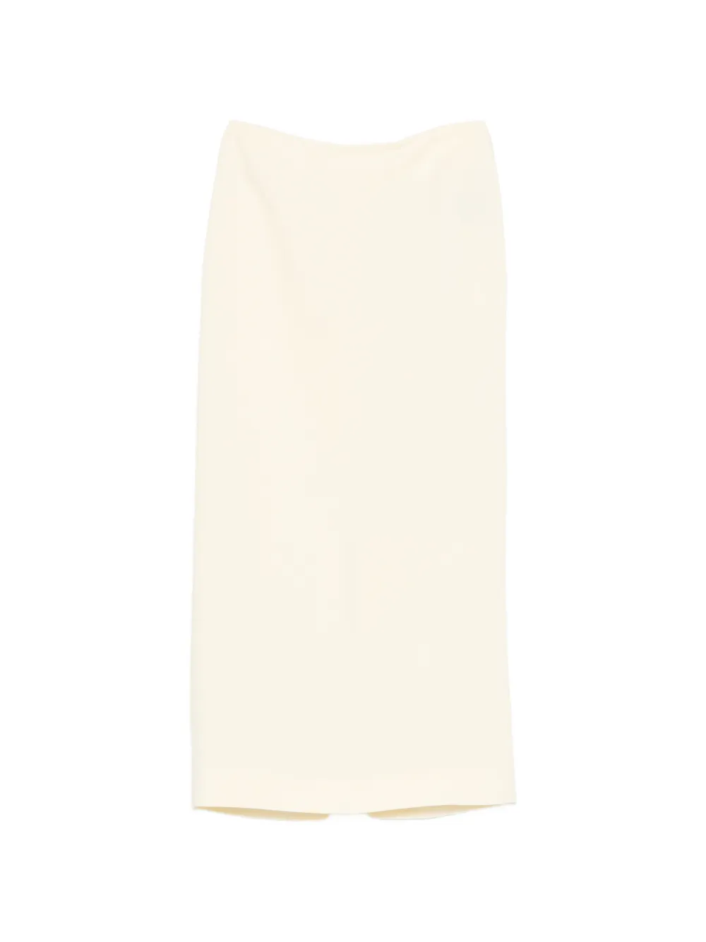 WARDROBE.NYC high-waisted pencil midi skirt - Toni neutri