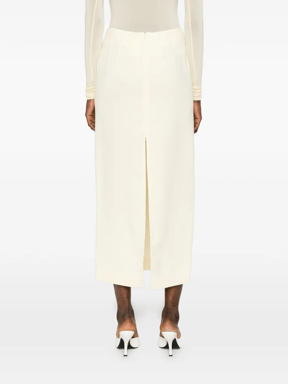 WARDROBE.NYC High waist kokerrok Beige