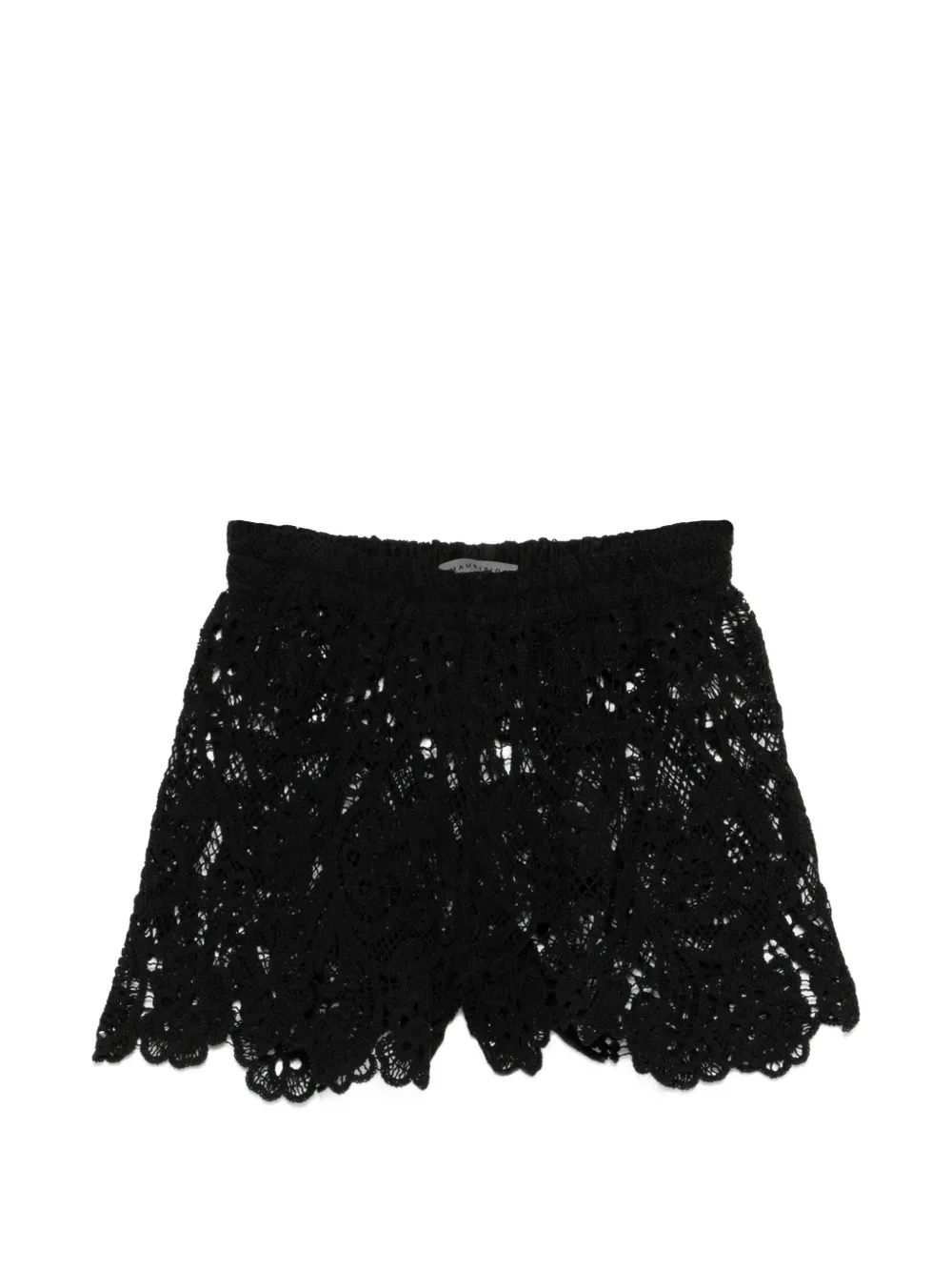 Maurizio Braschi lace mini shorts - Nero