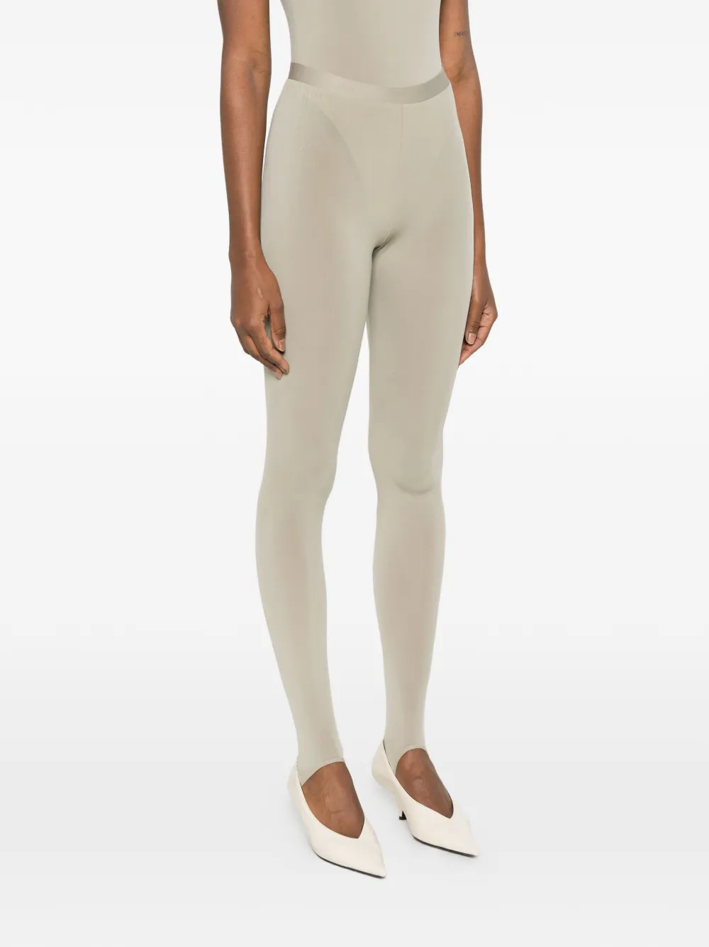  Wardrobe.nyc Stirrup Leggings - Neutrals 