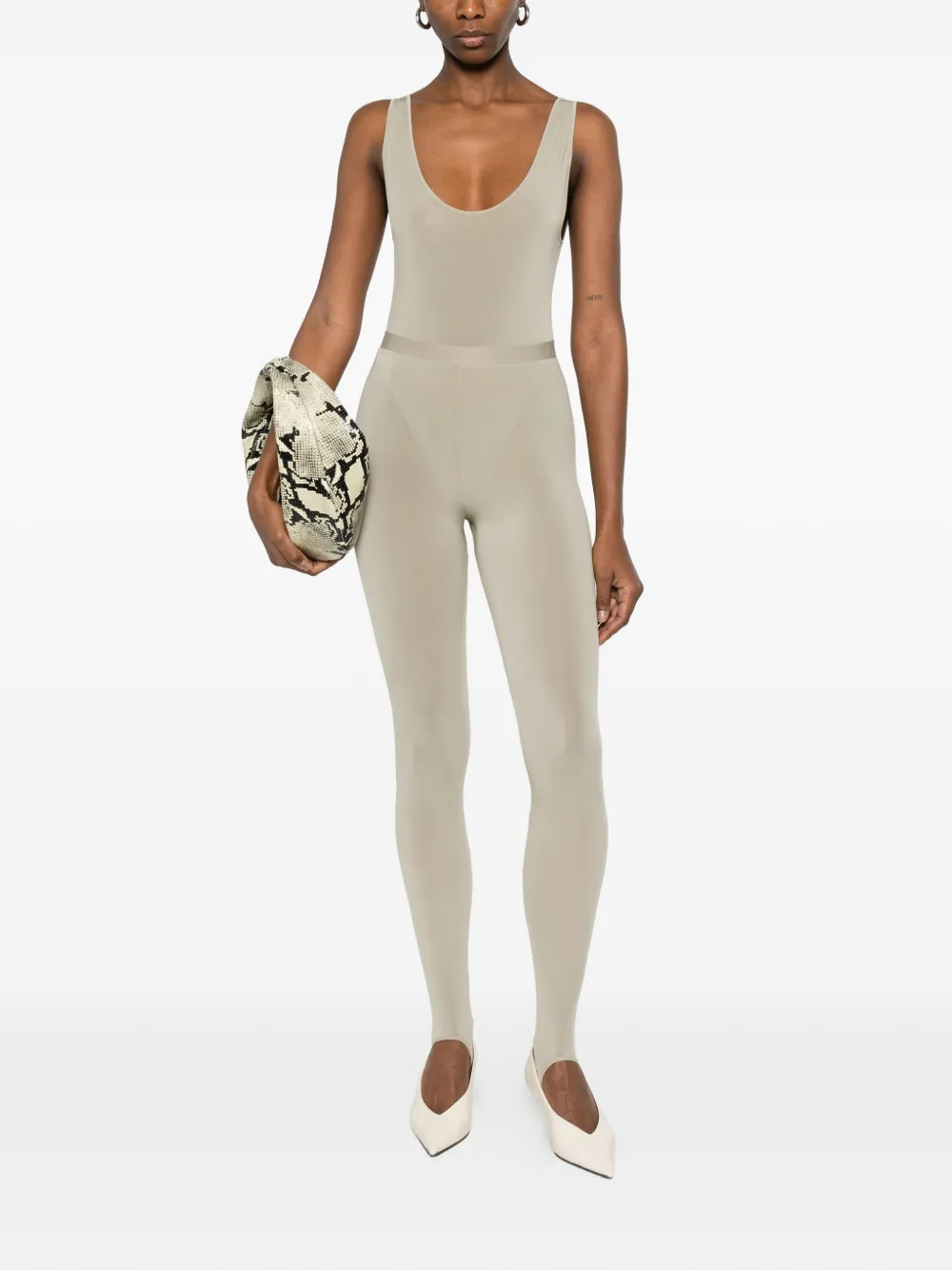  Wardrobe.nyc Stirrup Leggings - Neutrals 