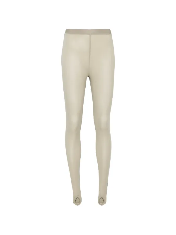 WARDROBE.NYC Stirrup Leggings in Neutrals