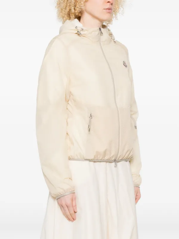 Moncler Edasic logo-patch Jacket | Neutrals | FARFETCH