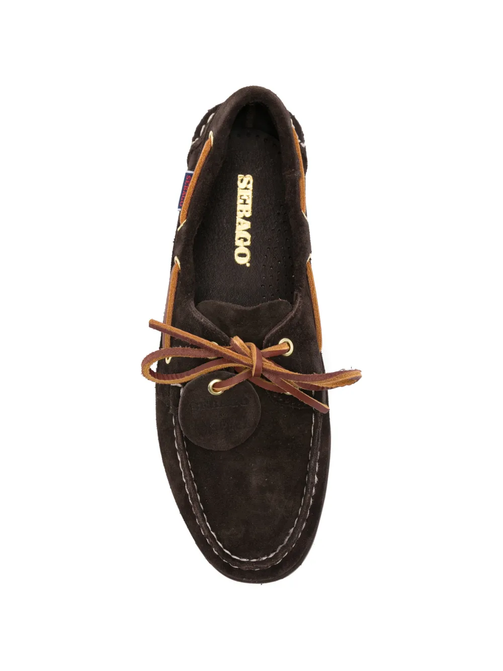 Sebago Dockside suède bootschoenen Bruin