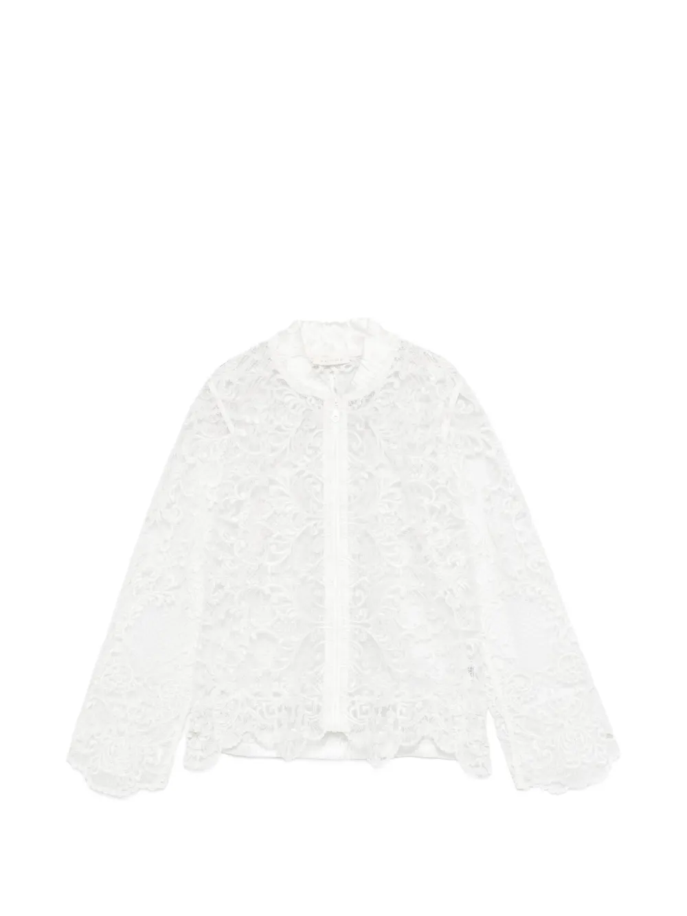 Maurizio Braschi lace zip-up jacket