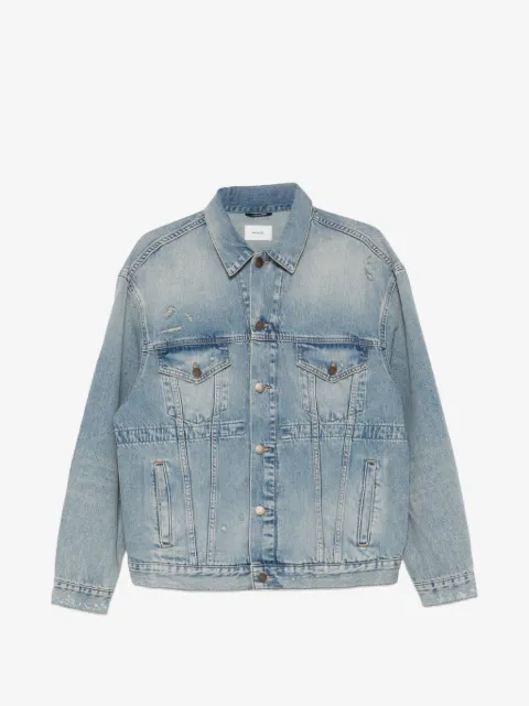 Haikure Clay Broken Celestial distressed buttoned jacket