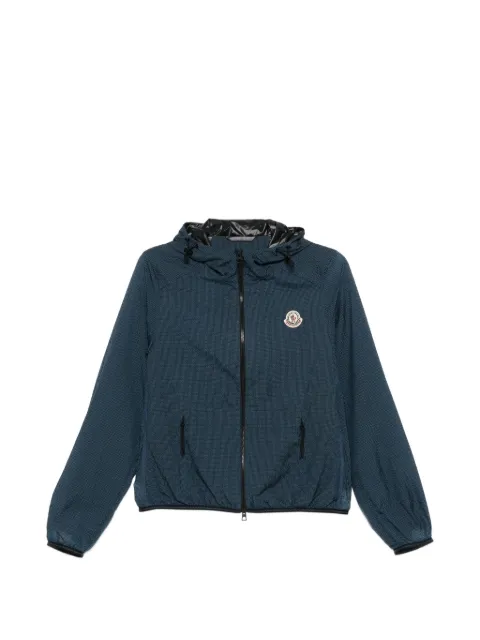 Moncler hooded zip-fastening jacket