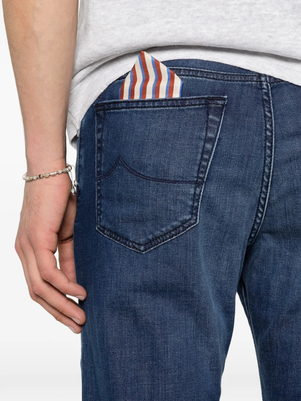 Jacob Cohën Bard jeans met vijf zakken Blauw