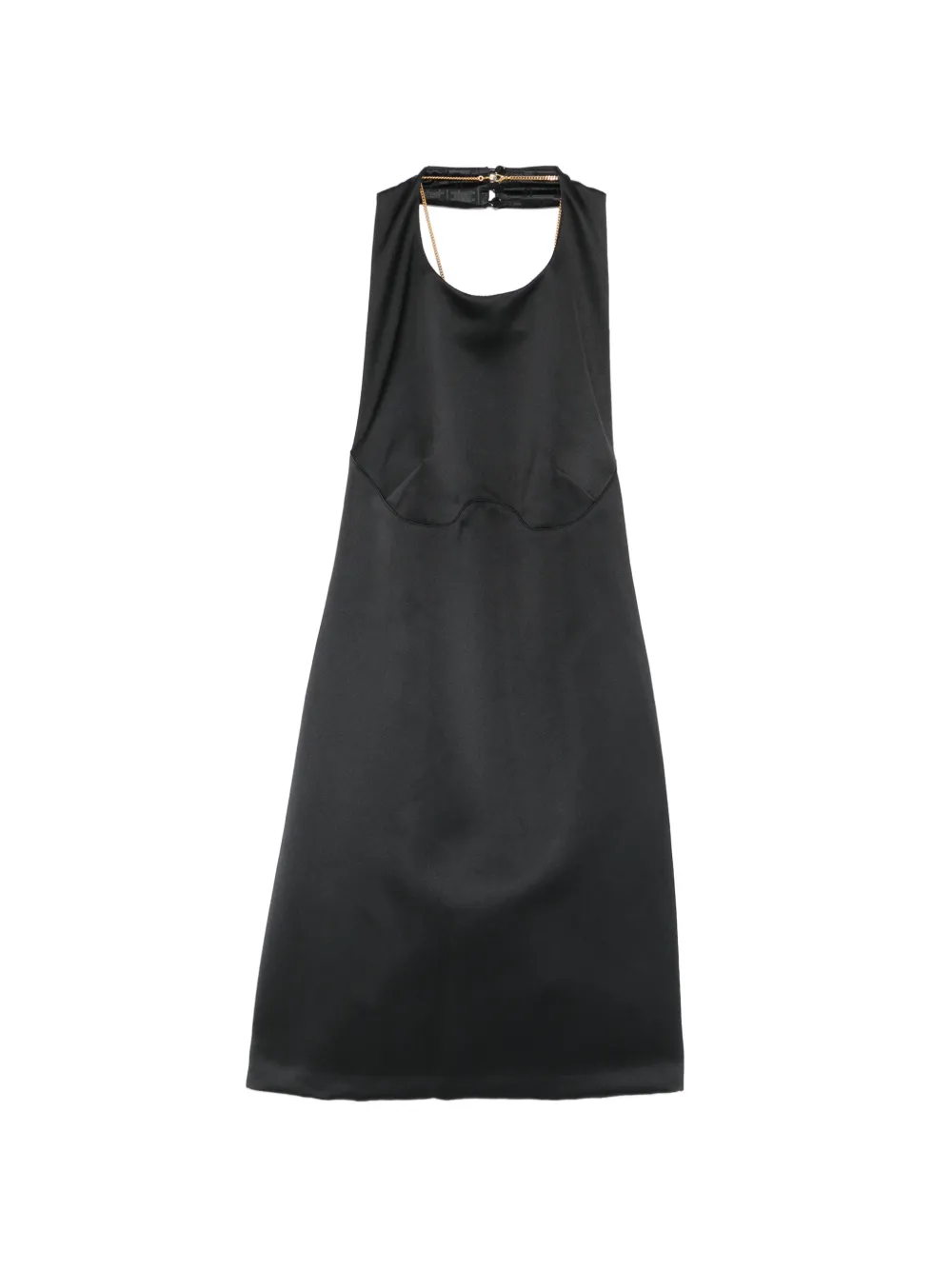 Elisabetta Franchi halterneck mini dress - Nero