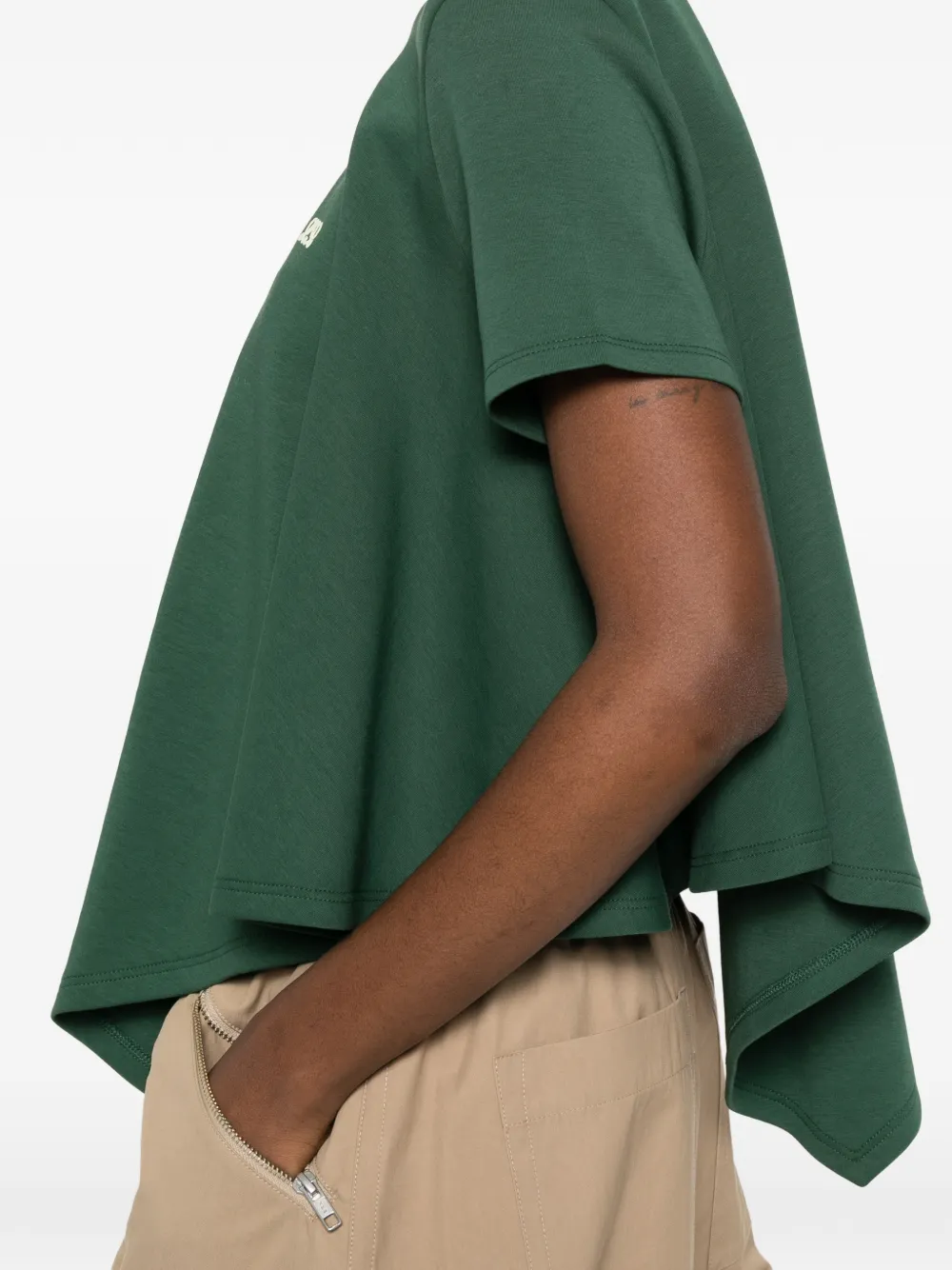 LOEWE Asymmetrisch T-shirt Groen