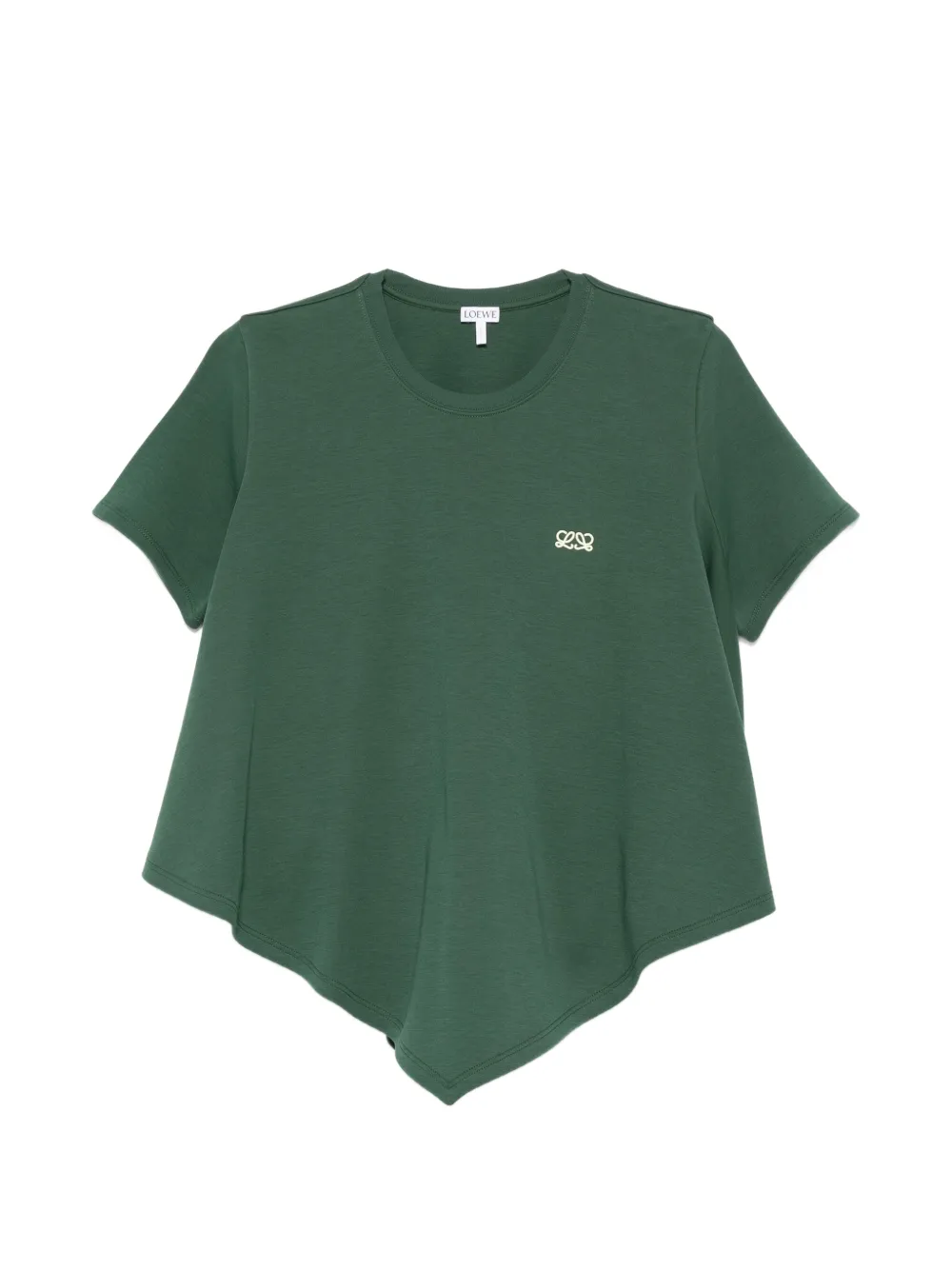 LOEWE asymmetric T-shirt - Verde