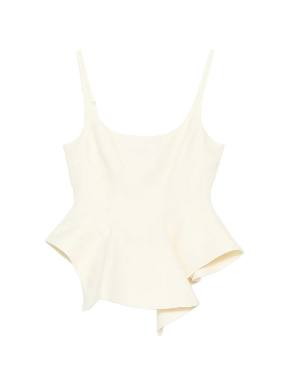 KHAITE peplum top - Toni neutri