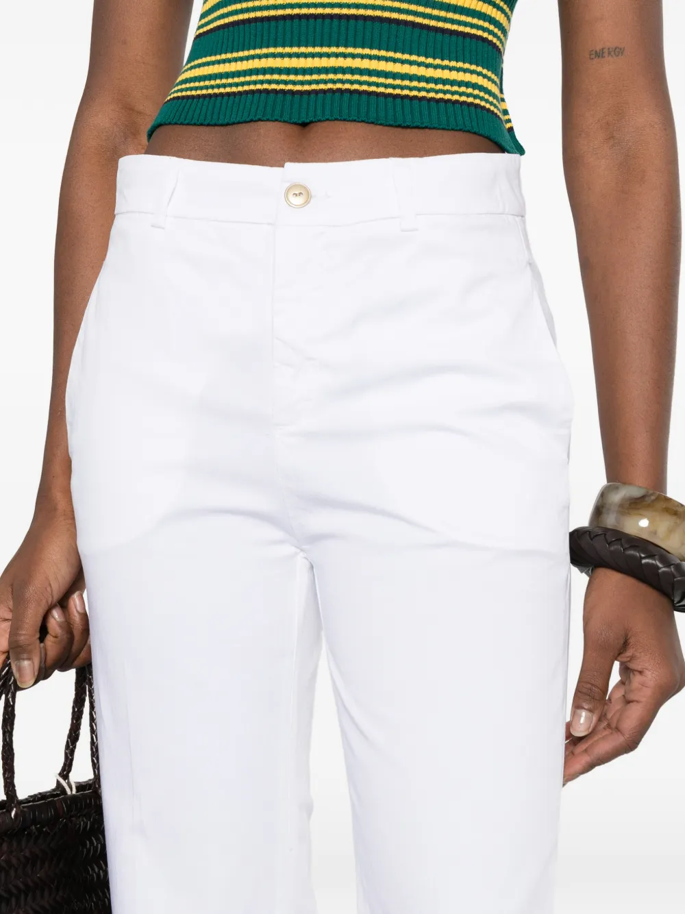 40 WEFT Thea witte straight broek