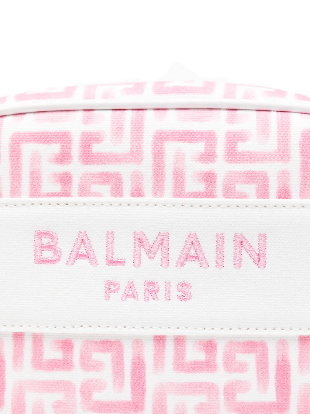  Balmain Kids Geometric-pattern Shoulder Bag - White 