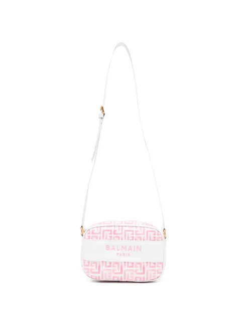 Balmain Kids bolsa de hombro con motivo geométrico