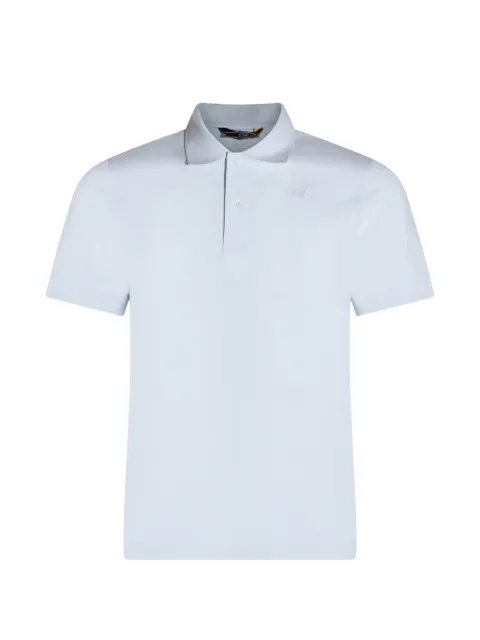 K-Way polo à col rayé