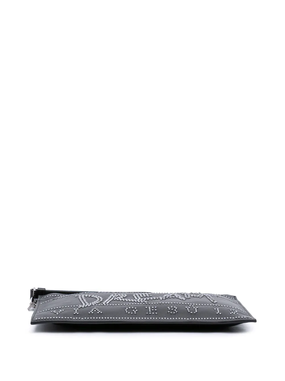 2010-2026 Crystal Embellished Leather Clutch Bag
