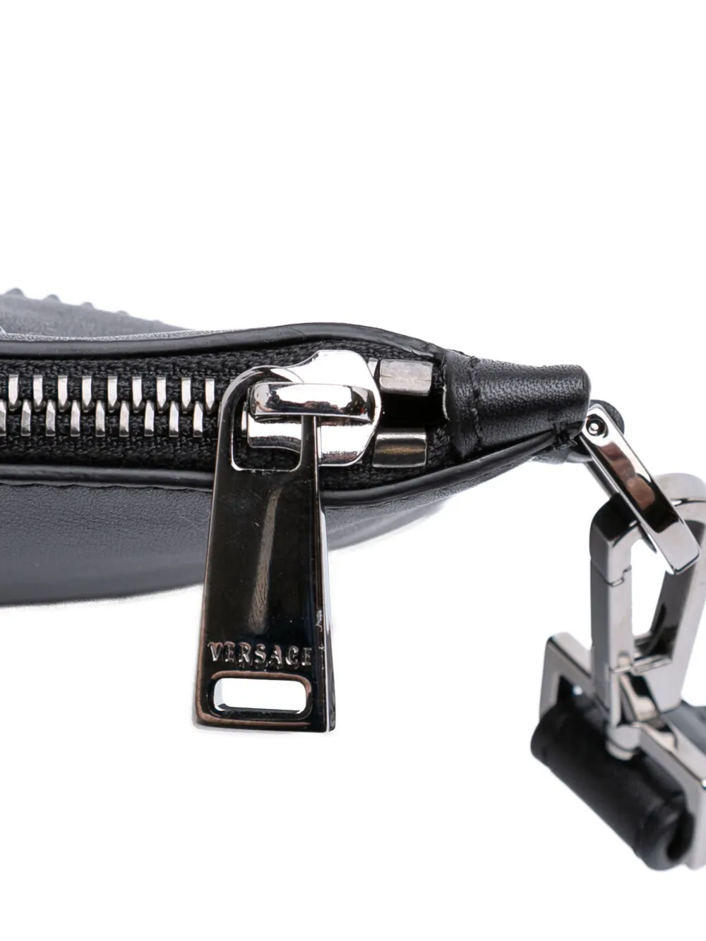 2010-2026 Crystal Embellished Leather Clutch Bag