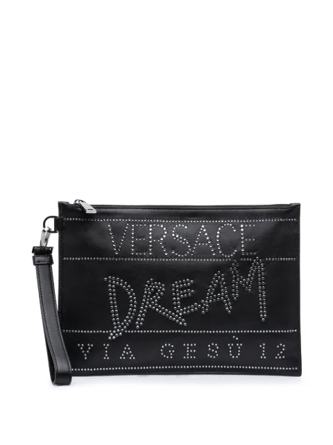 Versace Pre-Owned bolsa de mano Crystal Embellished Leather 2010-2026