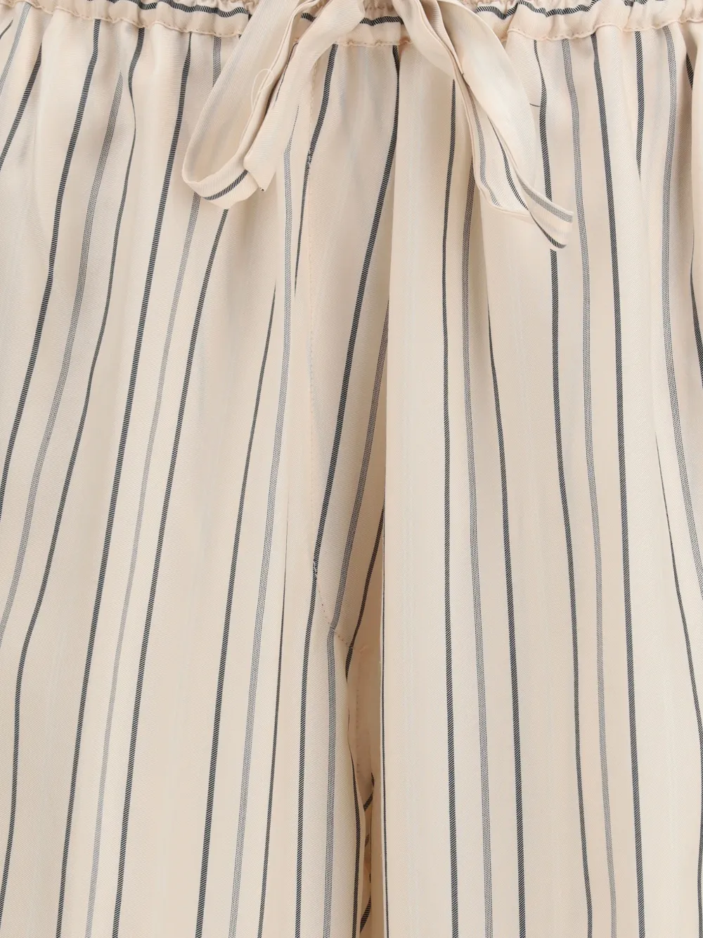  Umit Benan Michelle Striped Trousers - Neutrals 