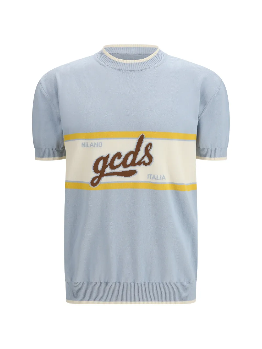 GCDS logo T-shirt - Blu