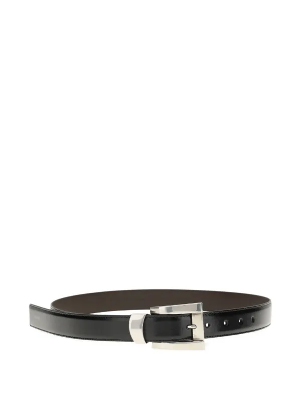 Versace Leather Belt 3 Cm in Black