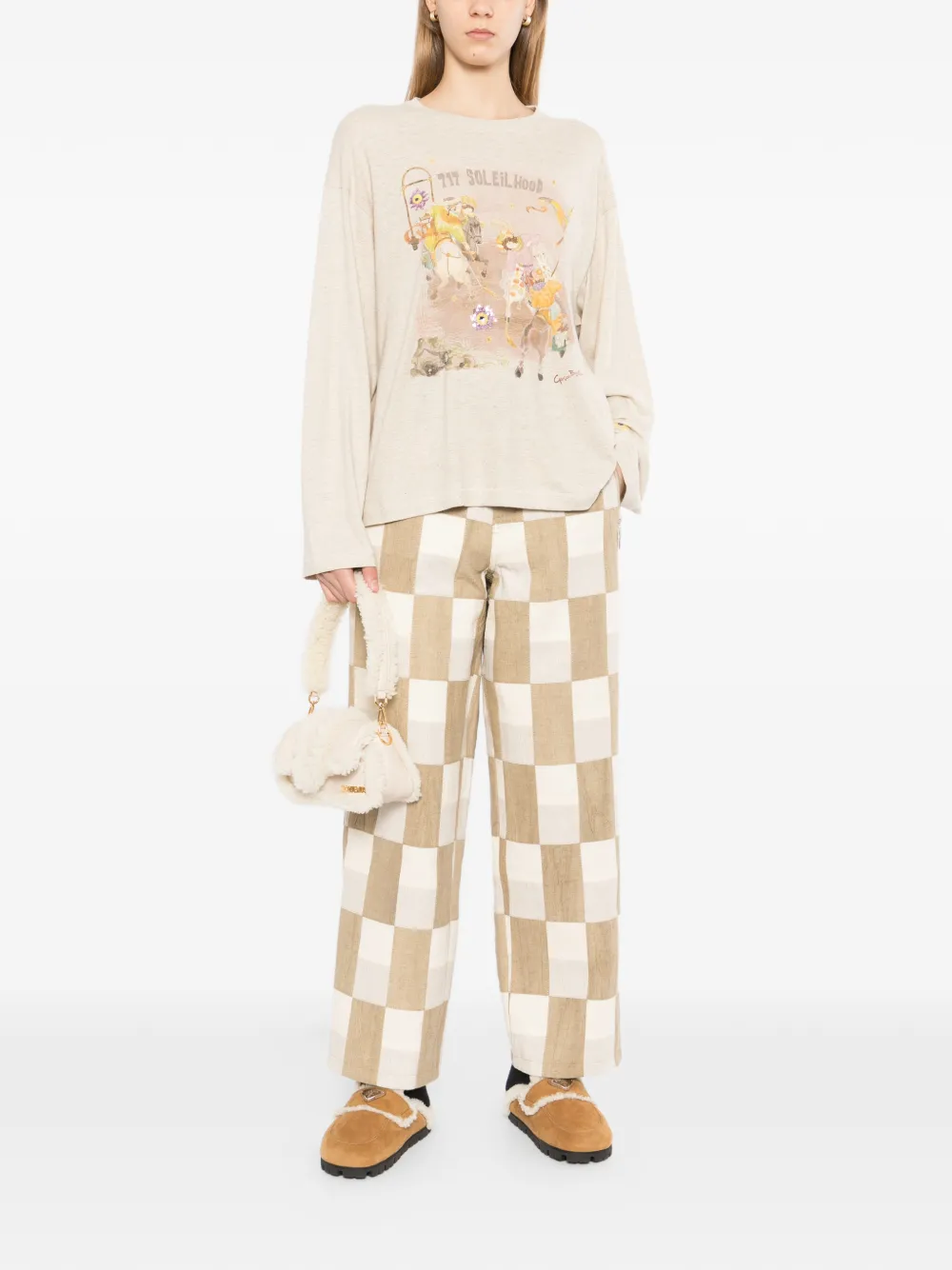  Garçon By Garçon Graphic Sweatshirt - Neutrals 