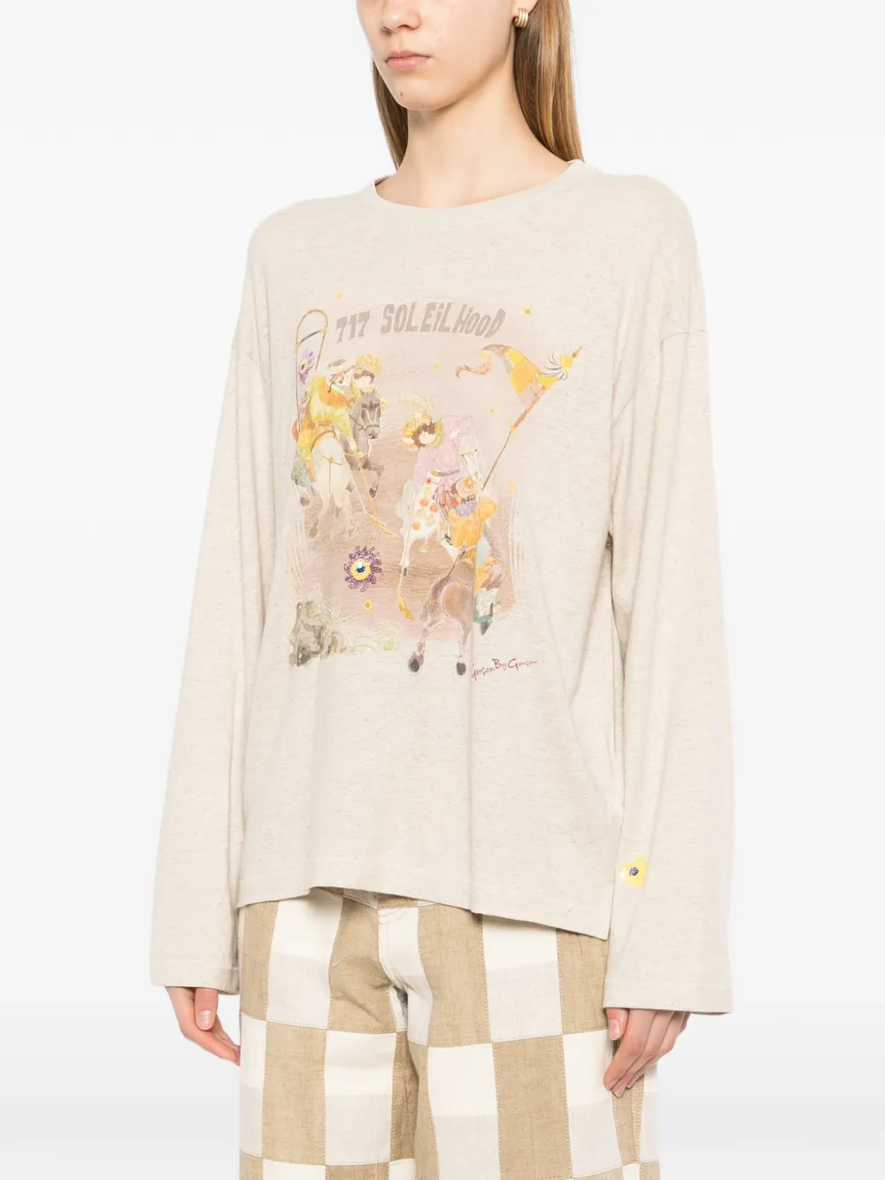  Garçon By Garçon Graphic Sweatshirt - Neutrals 