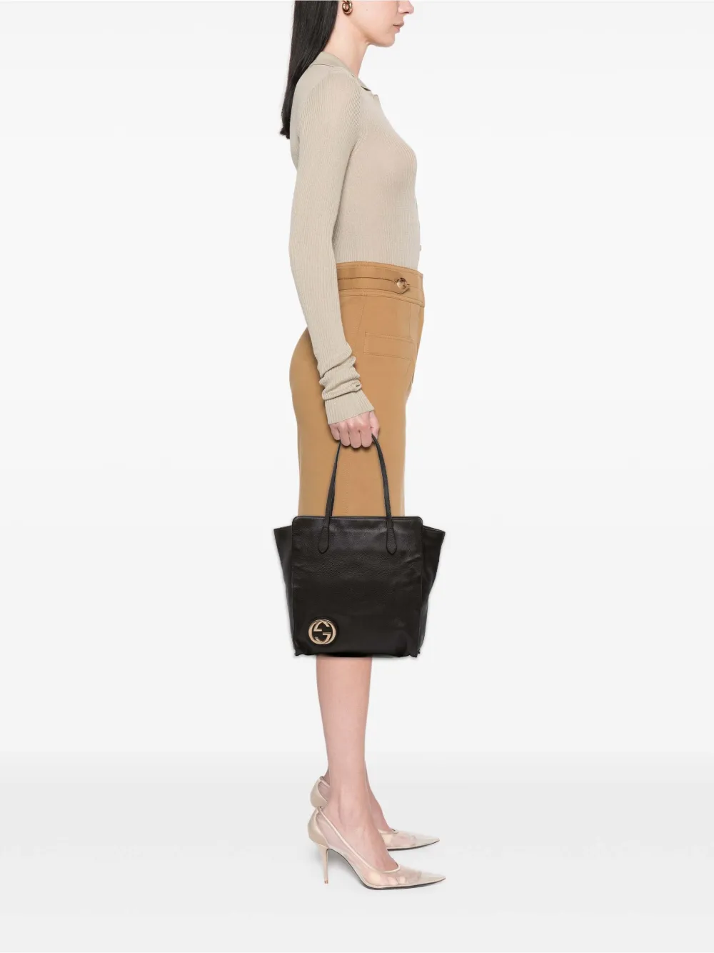 Gucci Pre-Owned 2016-2026 ダラー カーフスキン インターロッキングG