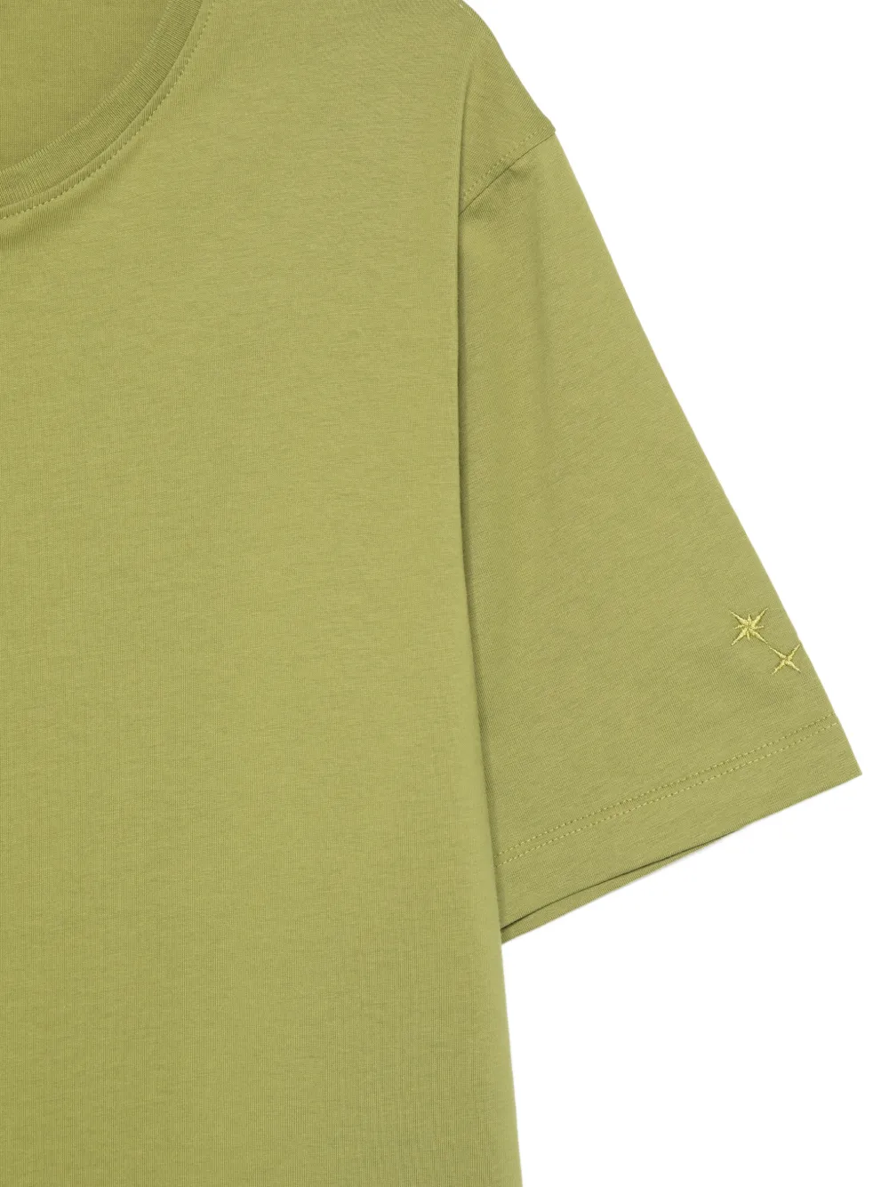Laneus T-shirt met ronde hals Groen