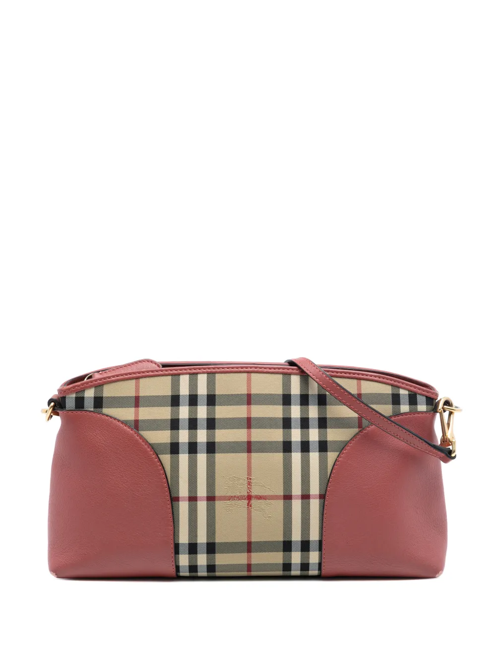 Burberry Pre-Owned 2000-2017 Small Horseferry Check Coated Canvas Chichester crossbody bag - Brown