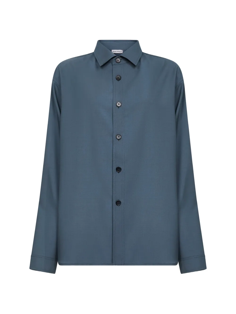 ROSE BURRITO buttoned shirt - Blu