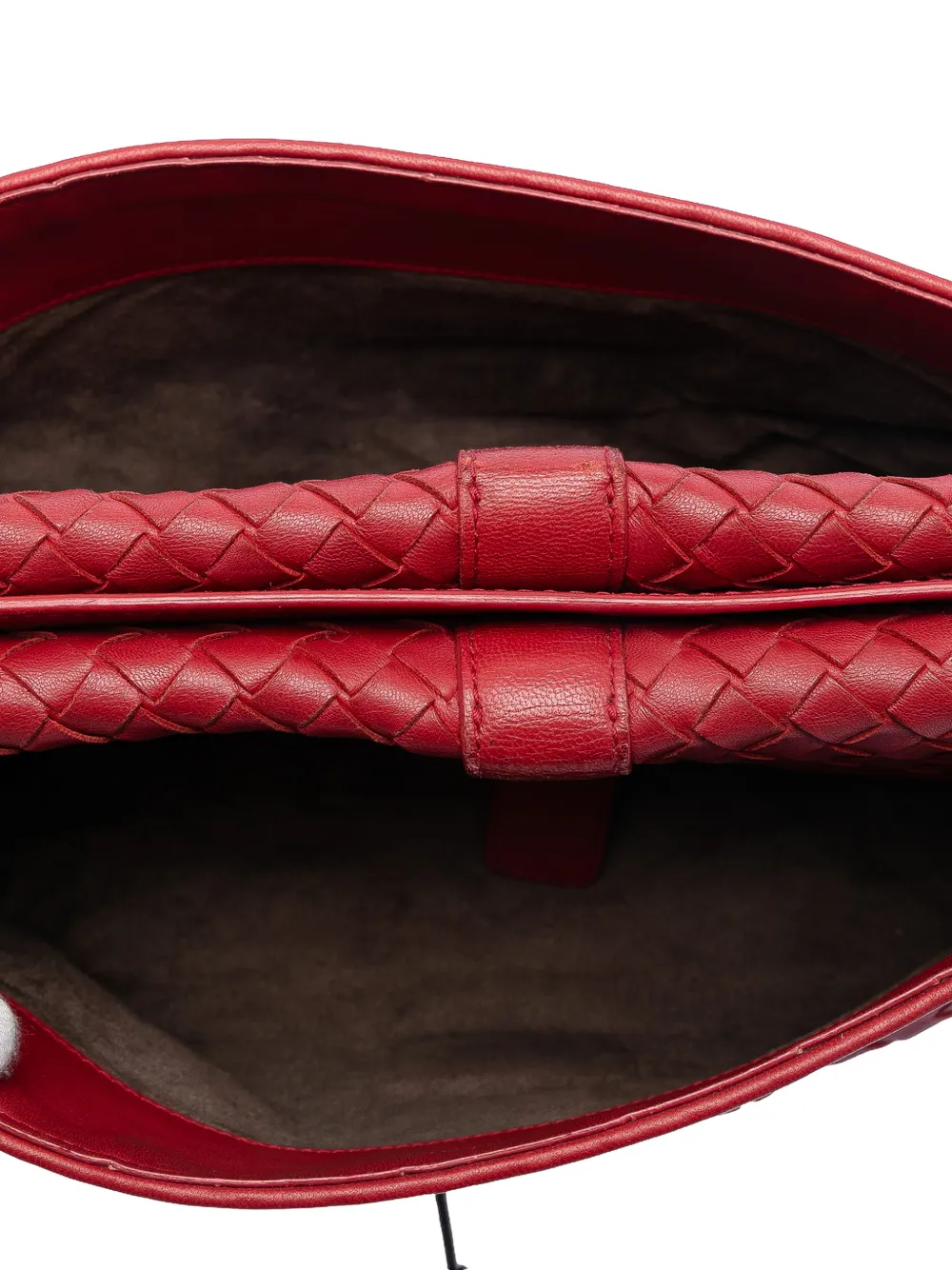 2012-2026 Nappa Intrecciato Double Sided Flap Messenger Bag Crossbody Bag