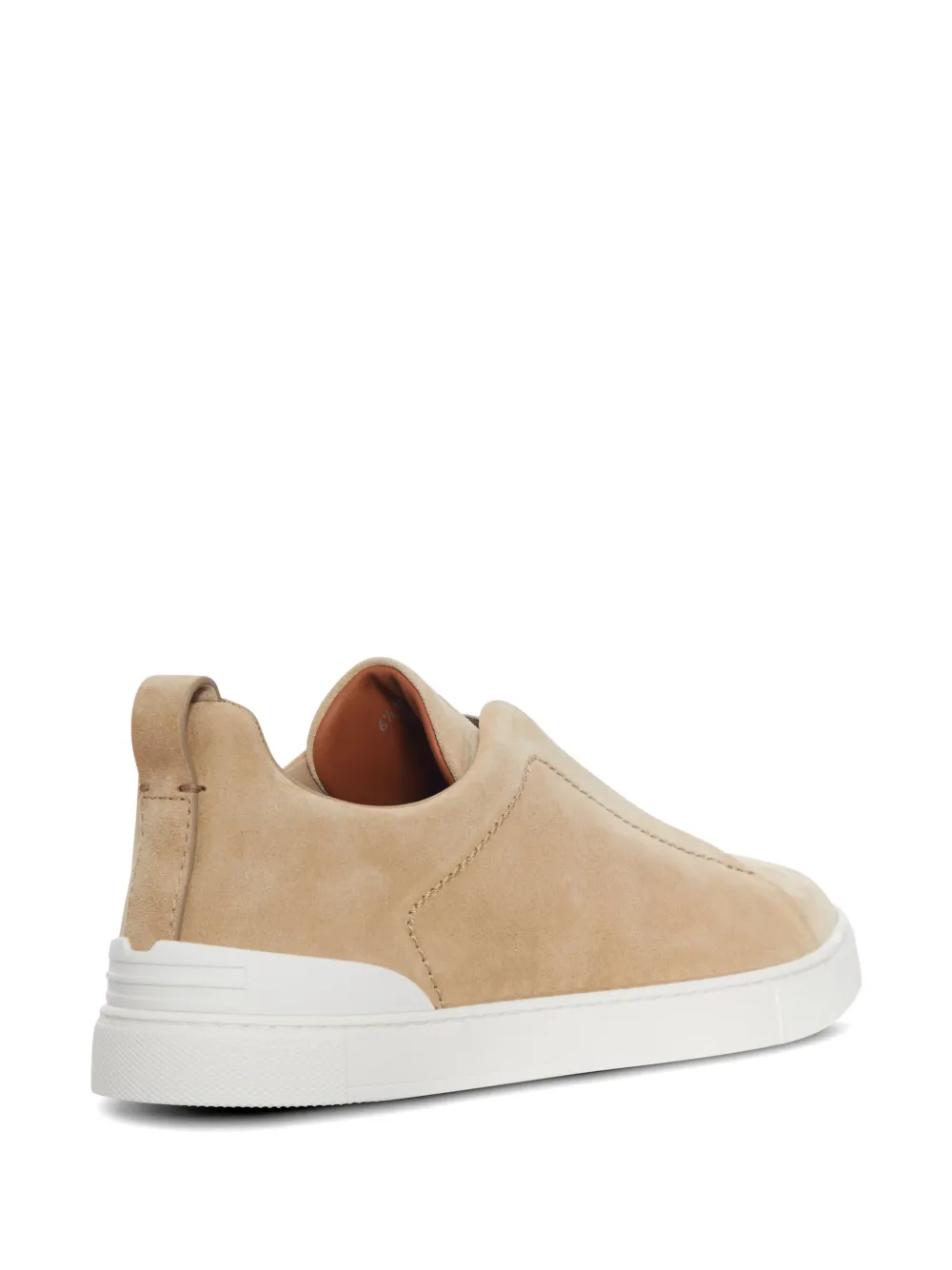 Zegna Leren sneakers Beige