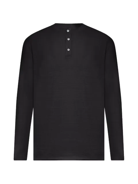 Roberto Collina buttoned long-sleeve T-shirt