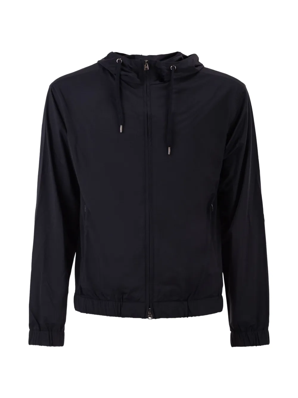 Herno zip-fastening hooded jacket - Blu