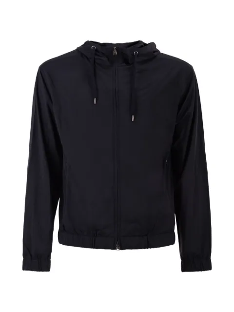 Herno zip-fastening hooded jacket