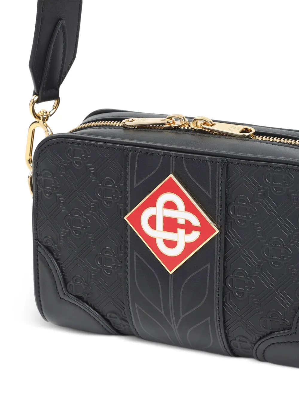 Casablanca Crossbodytas met monogram Zwart