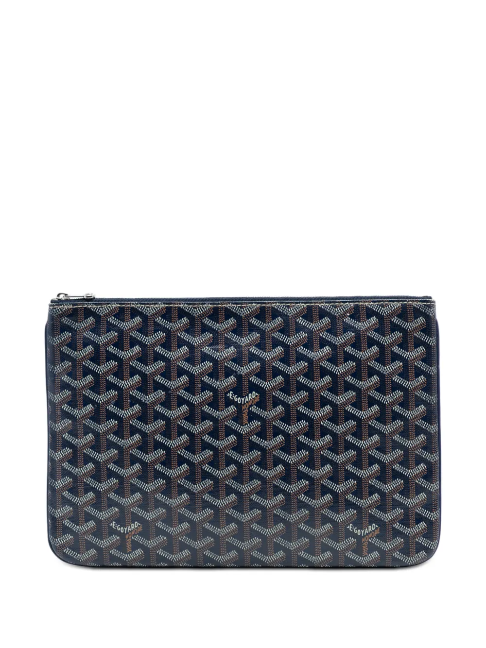 Goyard Pre-Owned 2010-2026 Goyardine Senat MM clutch bag - Blu