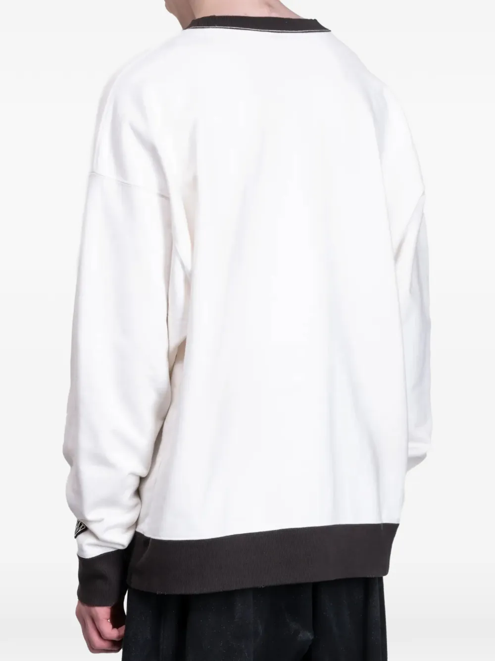 Maison MIHARA YASUHIRO Trui met print Beige
