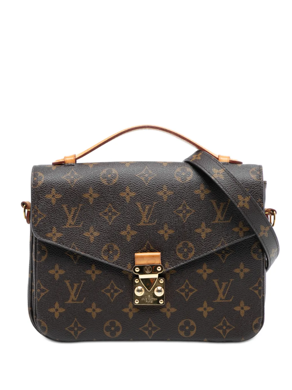 Louis Vuitton Pre-Owned 2016 Monogram Pochette Metis satchel - Marrone
