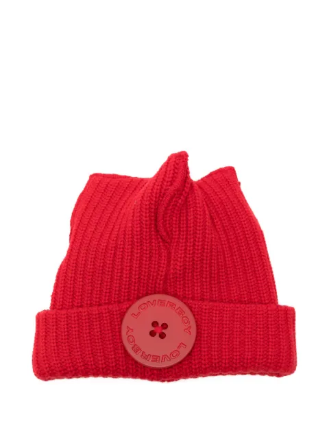 Charles Jeffrey Loverboy button-detail beanie