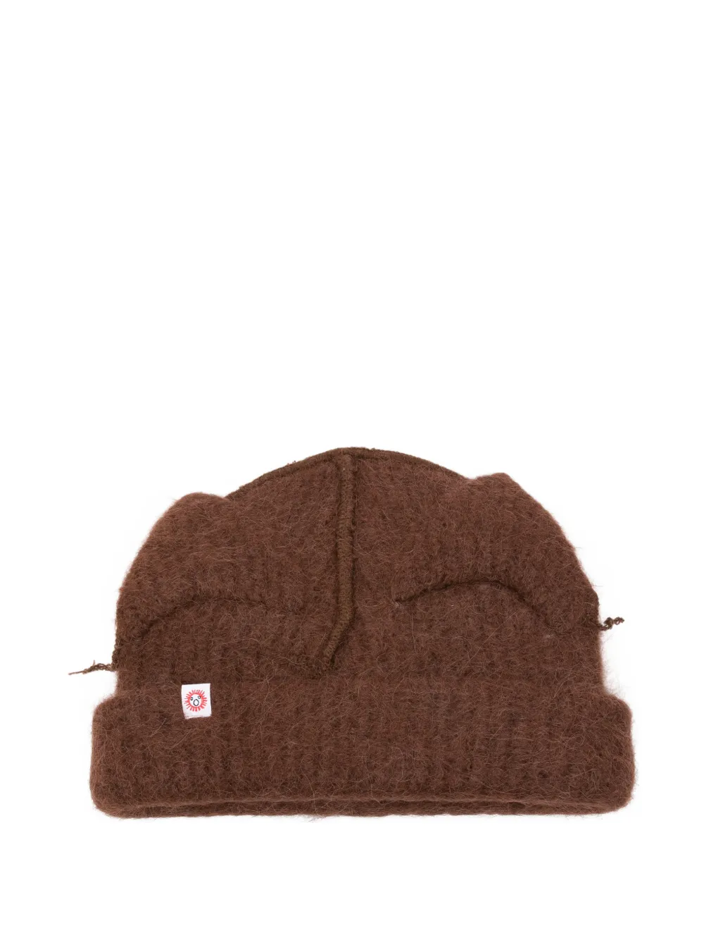 Charles Jeffrey Loverboy chunky ears beanie hat - Marrone