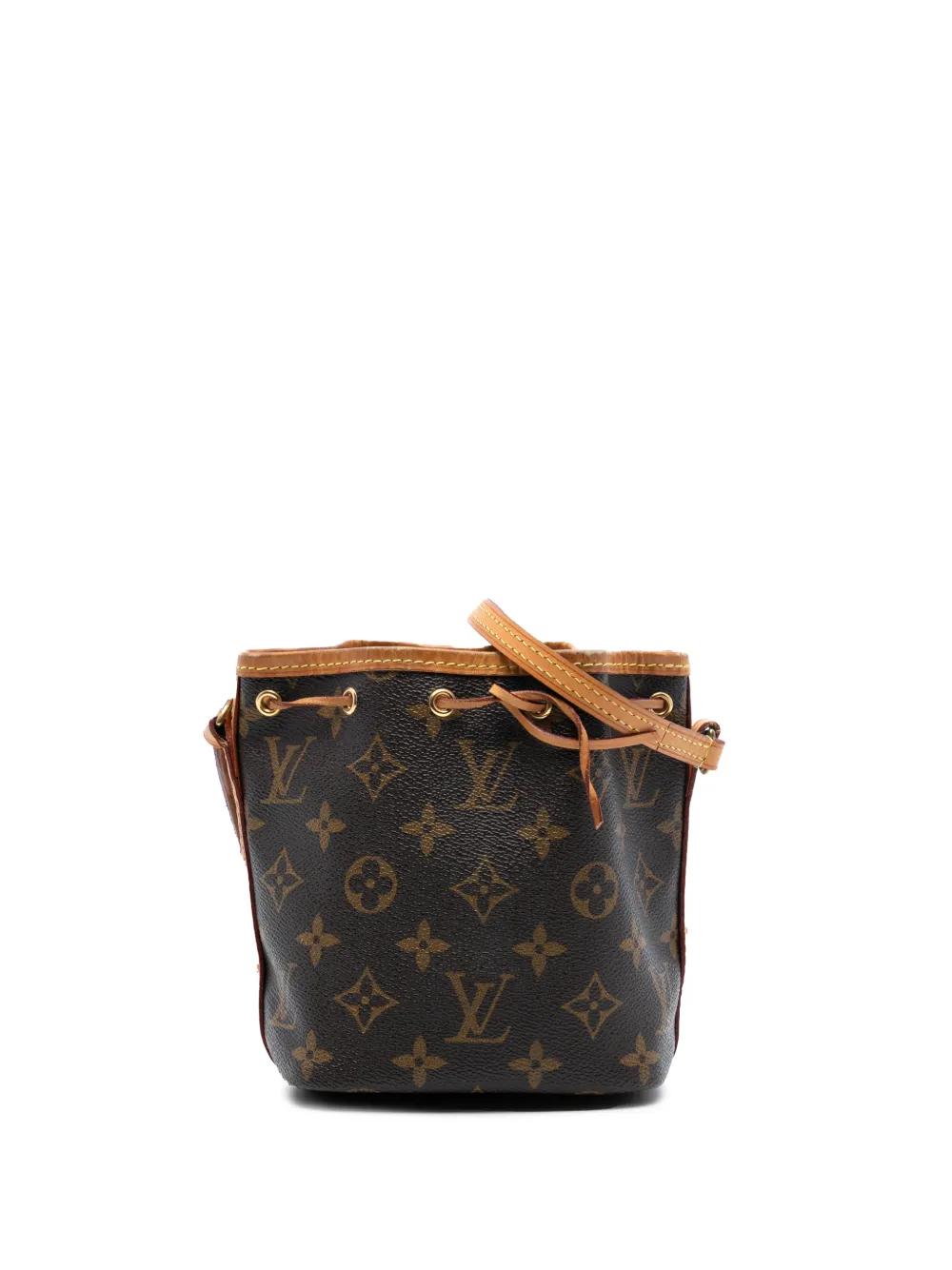 Louis Vuitton Pre-Owned 2017 Monogram Nano Noe bucket bag - Braun