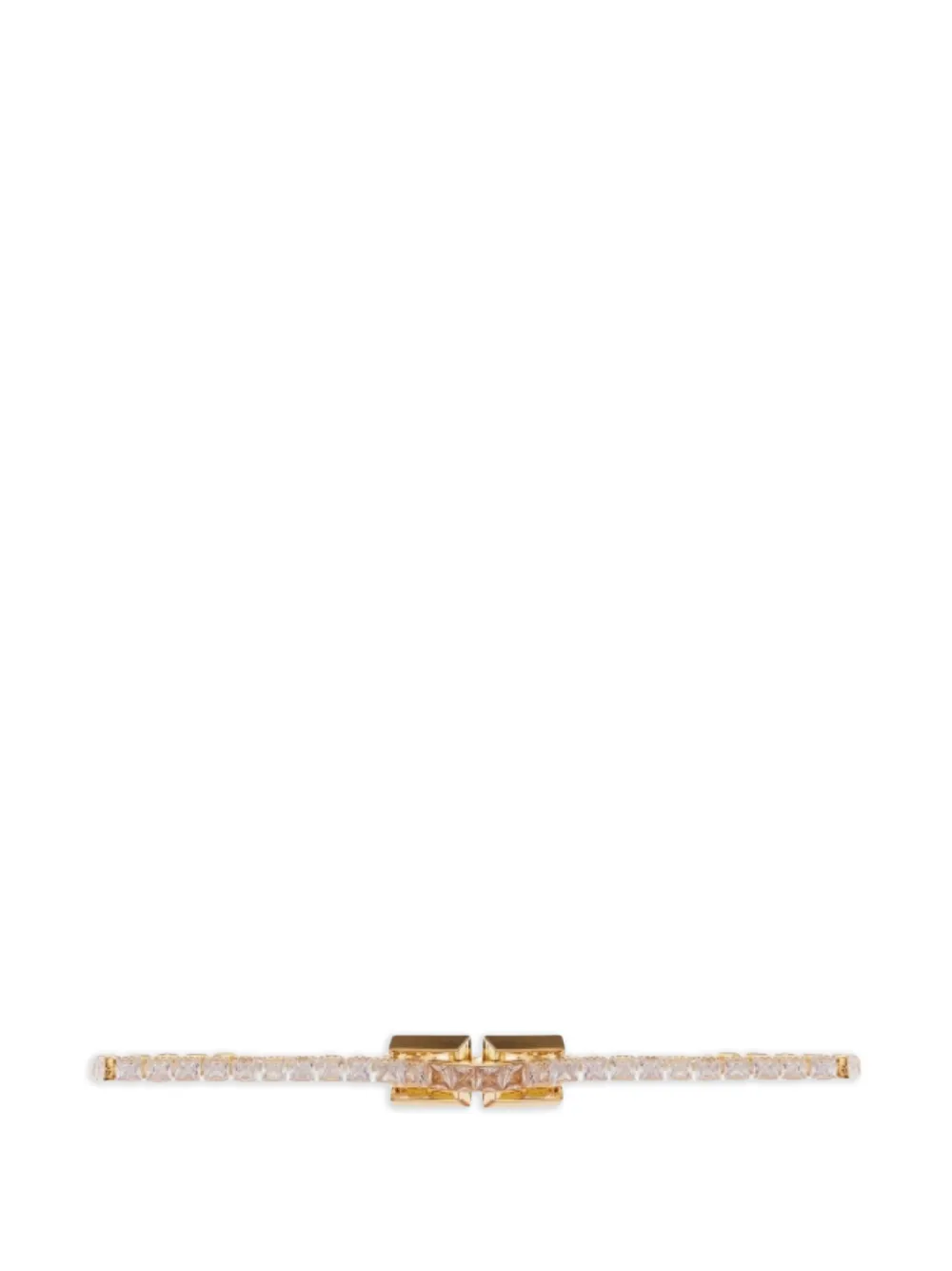 Elisabetta Franchi rhinestones-embellishment necklaces - Oro