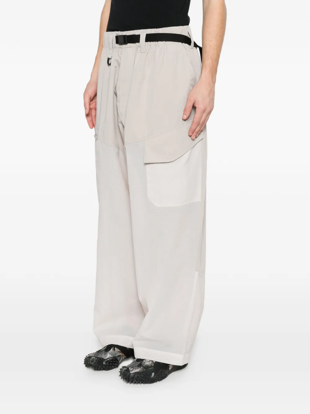  Y-3 Ut Belt Trousers - Brown 