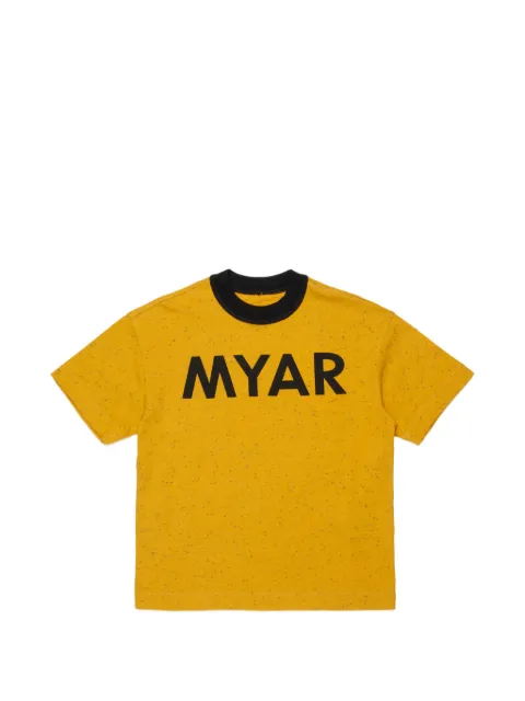 MYAR KIDS crew-neck logo T-shirt