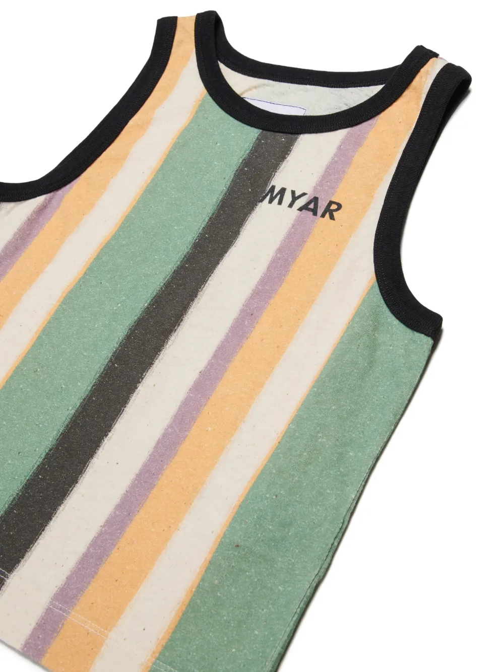 MYAR KIDS Gestreepte tanktop Zwart