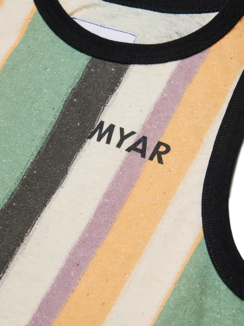 MYAR KIDS Gestreepte tanktop Zwart