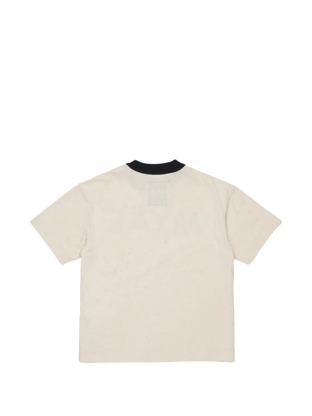  Myar Kids Crew-neck Logo T-shirt - Neutrals 